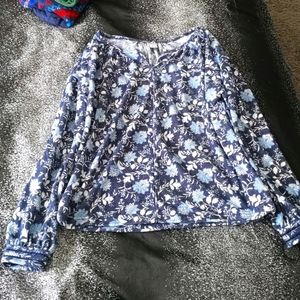 Old navy xs blue long sleeve shirt